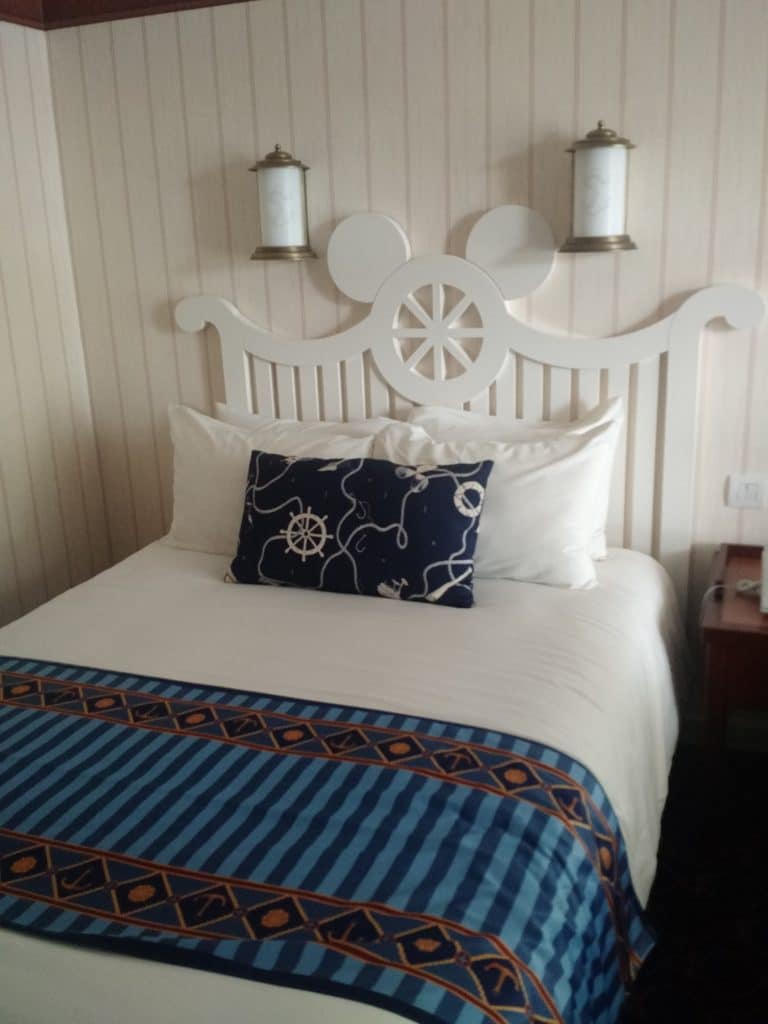 Bedroom at Disney's Newport Bay Club