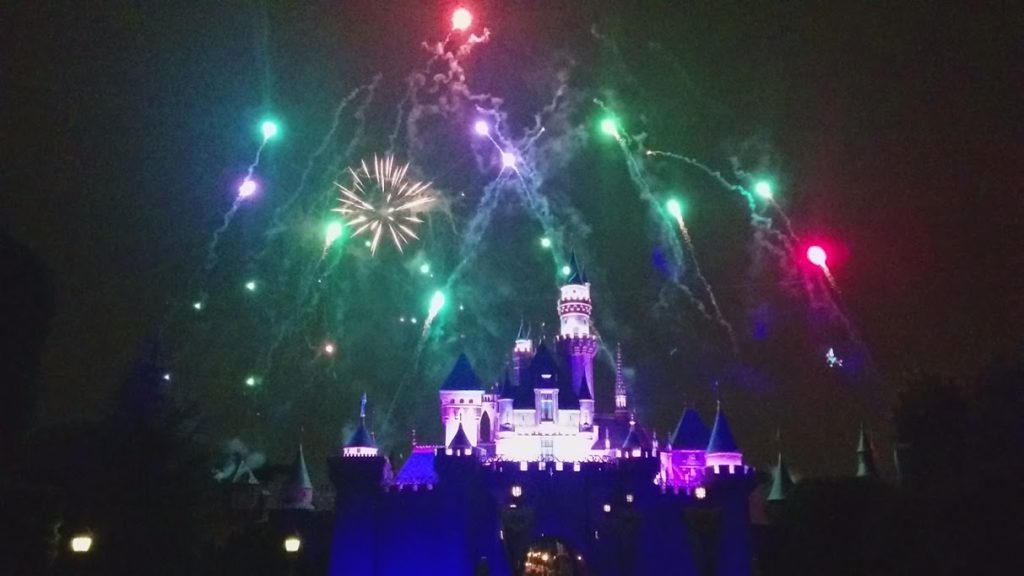 Fireworks at Disneyland - Remember, Dreams Come True