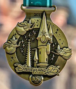 runDisney Disneyland Paris 2017 10k medal