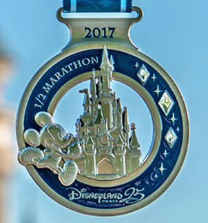 runDisney Disneyland Paris 2017 Half-Marathon medal
