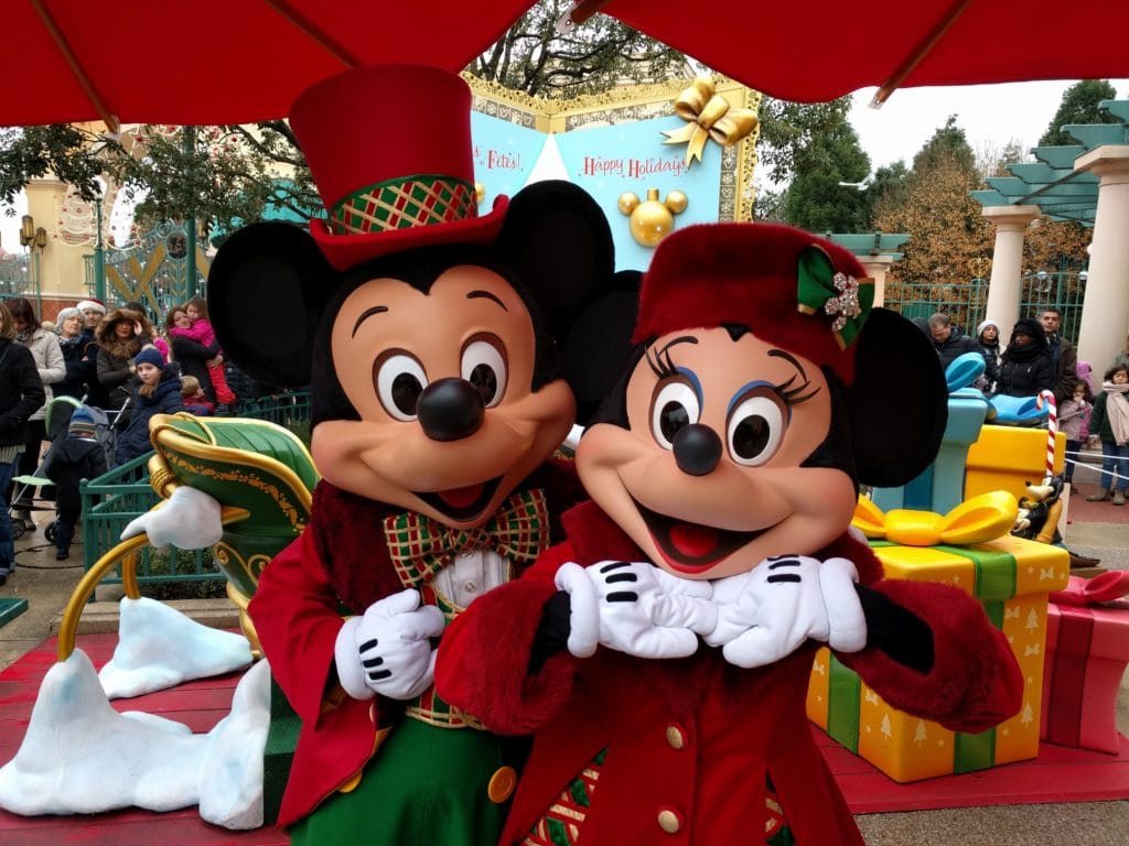 Christmas Disneyland Paris - Mickey and Minnie