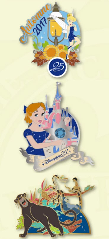 Disneyland Paris - Pins - September 2017 - Limited Edition