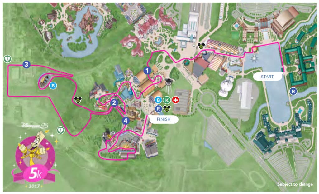Disney® Events Arena opens at 6pm for dropping off gEAR Bags. Closure of corrals A & B: 7.30pm Closure of corral C: 8pm Race starts at 8pm