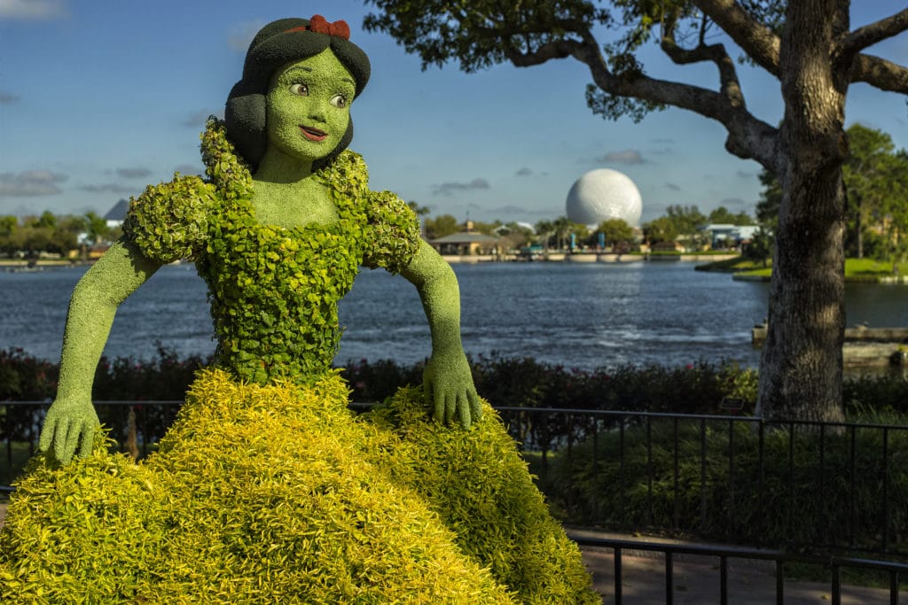 Character Topiaries at Epcot International Flower & Garden Festival: Snow White and the Seven Dwarfs