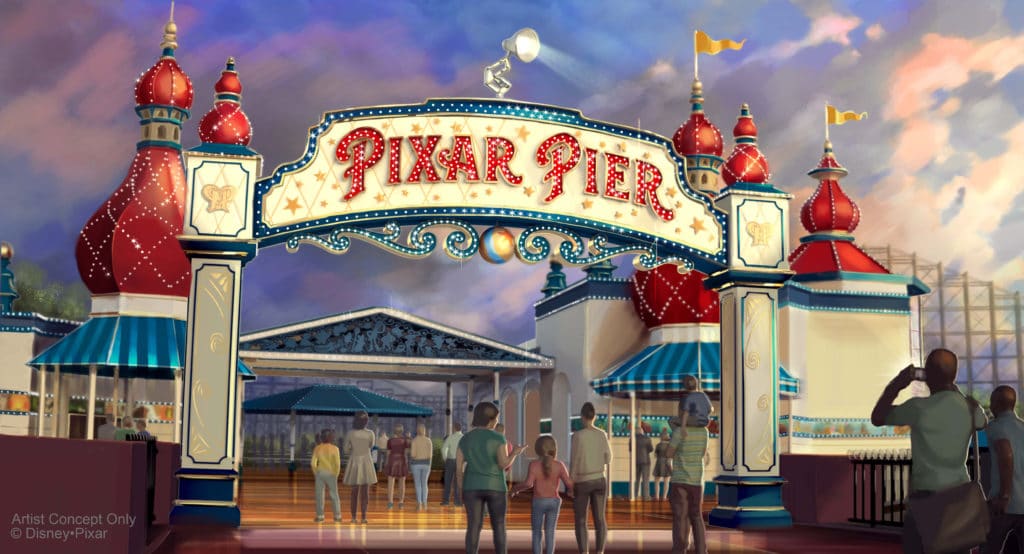 Disneyland Resort - Pixar-Pier Marquee