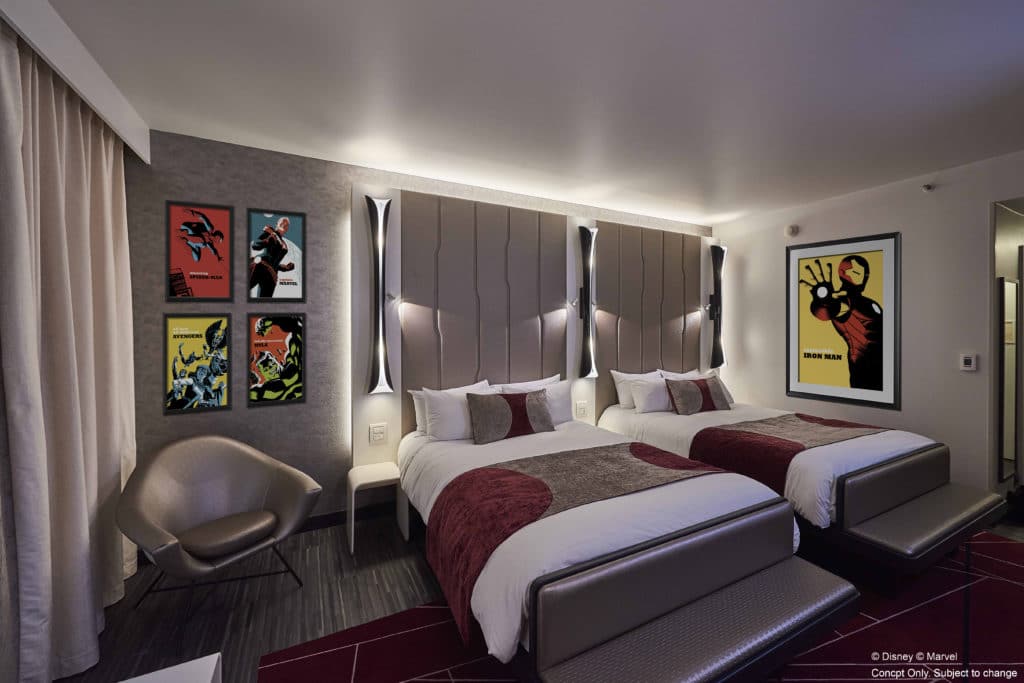 Disney’s Hotel New York – The Art of Marvel - Room Concept Art