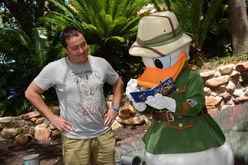 Walt Disney World - Animal Kingdom - Donald and Arvid