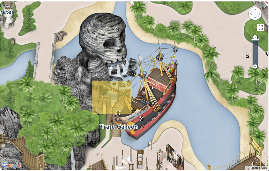 Disneyland Paris - Map - Adventureland