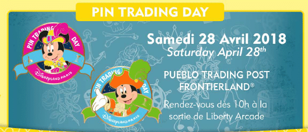 Disneyland Paris - Pin Trading Day April 2018