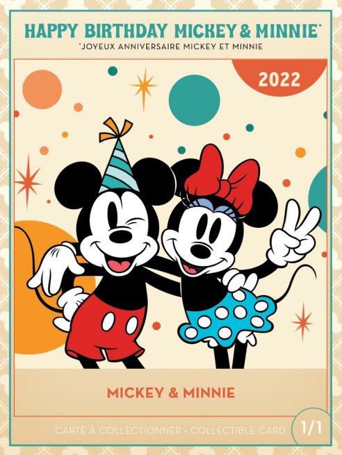 Celebra los cumpleaños de Mickey y Minnie en Disneyland París